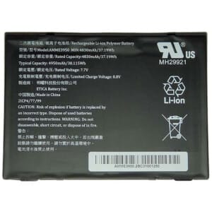 Zebra Part Number BTRY-ET5X-10IN3-01 - BATTERY PACK,LITHIUM POLYMER, 4950 MAHR / 7.7V, ET51 OR ET56 10 WINDOWS ONLY, REPLACEMENT INTERNAL BATTERY